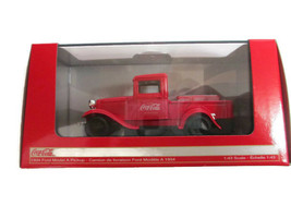 Coca-Cola 1:43 1934 Model A Pickup with 6-bottle carton New In Bo - £19.39 GBP
