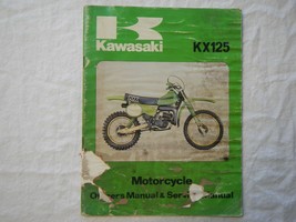1979 Kawasaki KX125 KX 125 owner&#39;s service repair shop manual - $6.92