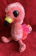 2018 Ty Beanie Boos 6&quot; GILDA Pink Flamingo Plush TySilk New (Feb 26) MWMTs - £6.42 GBP