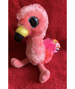 2018 Ty Beanie Boos 6&quot; GILDA Pink Flamingo Plush TySilk New (Feb 26) MWMTs - £6.28 GBP