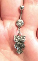 Owl Belly Ring - $13.00