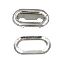 Bluemoona 100 Sets - Metal Oval Shaped Eyelets Grommet 4.5MM 3/16&quot; X 13MM 1/2&quot; w - £4.86 GBP