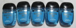 Bath &amp; Body Works PocketBac Hand Gel Lot Set of 5 BEAUTIFUL DAY - £14.14 GBP