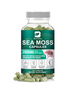 120 Pills Organic Sea Moss Capsules, Irish Sea Moss, bladderwrack &amp; Burd... - £26.77 GBP