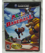 Vintage MARIO SUPERSTAR BASEBALL Nintendo GAMECUBE VIDEO GAME COMPLETE 2005 - $215.25 CAD