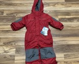 Ixtreme Red Black Toddler One Piece Snowsuit Size 18 Months New With Tag... - $31.34