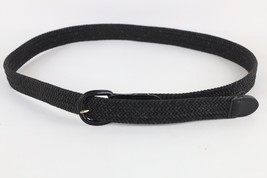 Deadstock Vtg 90s Streetwear Metal Leather Braided Stretch Belt Mens XL ... - $557.78 MXN