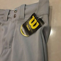 Wilson Boys' Youth Baseball Pants Relaxed Fit Solid Gray Size Small - $23.75