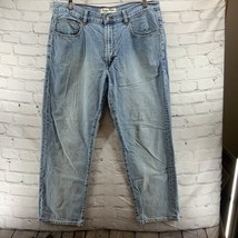 Indigo Palms Jeans Mens Sz 38 X 30 Light Wash Blue Vintage Straight Fit - £19.45 GBP
