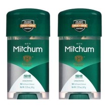 (2 Ct) Mitchum Men Gel Antiperspirant Deodorant, Unscented, 2.25 oz. - £15.86 GBP