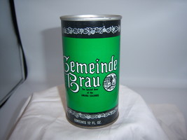 RS - 1970&#39;s Gemeinde Brau Cold Spring Brewing Co Minn 12 oz EMPTY beer can - $95.18 MXN