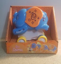 Roll Animal Elephant Rolling Blue  Toy Mini Toddler Game Safety Mini Series  - £3.19 GBP