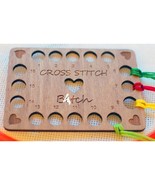 Floss organizer for cross stitch wooden embroidery thread holder floss cross sti - £11.40 GBP