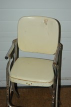 Vintage Metal Kitchen Chair Stool HighChair Child Seat Cosco?  MCM Set Prop - £27.49 GBP