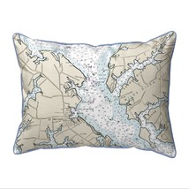 Betsy Drake Chesapeake Bay - Miles River, MD Nautical Map Large Corded Indoor - £42.82 GBP