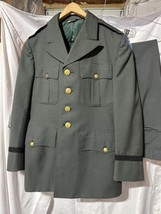 1960s Vietnam War US Army Officer&#39;s Wool SERGE Dress Uniform Coat 39S - $49.49