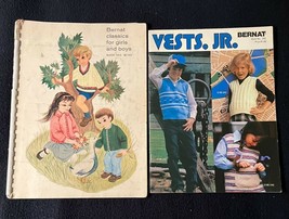 Bernat Classics for Girls and Boys Book 103 Spiral, BONUS Bernat Vests J... - $5.99