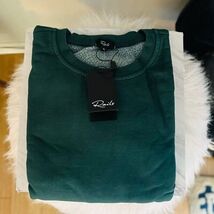 RAILS Alice Cotton Blend Sweatshirt, Organic Cotton Forest Green, Medium... - $69.00