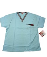 Dickies Blue Scrub Top XS Unisex Pocket - $5.00