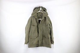 Vintage 60s Vietnam Era Mens Medium Distressed 1965 USAF OG 107 Field Jacket USA - £59.56 GBP