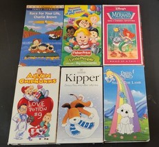 Disney, Hallmark, Fisher-Price, Precious Moments, &amp; More - Lot of 6 VHS ... - £18.35 GBP