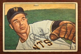 Vintage Baseball Card 1952 Bowman #49 Jim Hearn Pitcher New York Giants - £7.72 GBP
