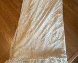 2 - Vintage Sears  lace curtain Panels 136”x 79”  With 60” Matching Tie ... - $24.75
