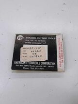 American Feldmuehle GF-315 Rounded Rectangular Ceramic Inserts, Grade II... - $638.52 MXN