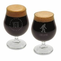 Great Divide Brewery Signature &quot;I Believe&quot; Yeti Chalice Glass - $21.73