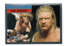 2006 WWE Topps Chrome Heritage Triple H #28 &quot;The Game&quot; WWF Superstar HHH DX NM - £1.97 GBP