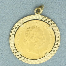 1915 Austria 1 Ducat Gold Coin Charm or Pendant - £422.45 GBP