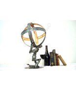 Wine Barrel Ring Desk Lamp - Atlas Shrugged - Made from Napa wine barrel... - £222.36 GBP
