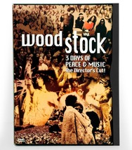 Woodstock - 3 Days of Peace &amp; Music (DVD, 1969, The Director&#39;s Cut) Like New ! - $27.89