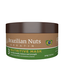 Felps Brazilian Nuts Keratin Nutritive Hair Mask, 10.6 Oz.