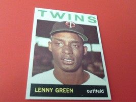 1964 Topps Lenny Green # 386 Twins Nm / Mint Or Better !! - $44.99