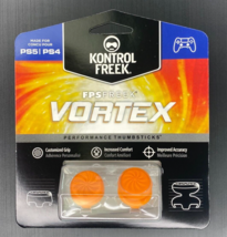 KontrolFreek Orange Vortex PS5 Performance Thumbsticks Analog Sticks Cap... - $280.83 MXN