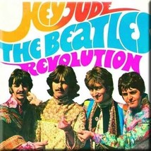 BEATLES hey jude/revolution FRIDGE MAGNET official merchandise SEALED - $6.21