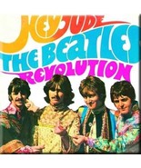 BEATLES hey jude/revolution FRIDGE MAGNET official merchandise SEALED - $6.21