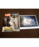 APOLLO 11 NEIL ARMSTRONG 1969 LIFE MAGAZINE &amp; FIRST PHOTO OF MAN ON MOON... - £93.44 GBP