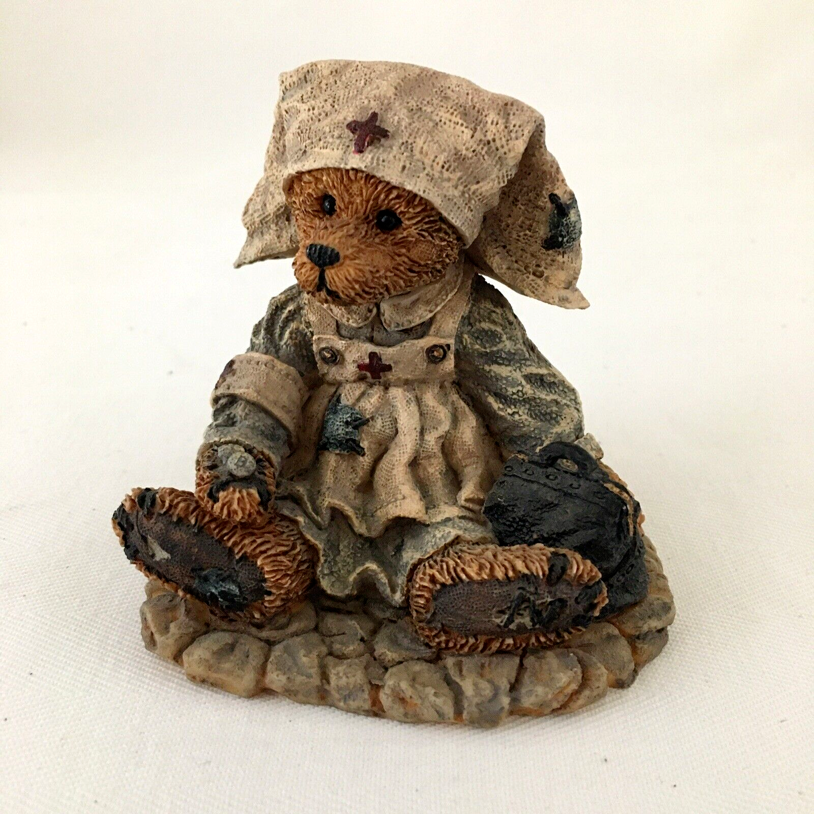 Boyds Bears &amp; Friends Figurine Clara the Nurse 2231 Gift Gentle Hands Wa... - $4.70