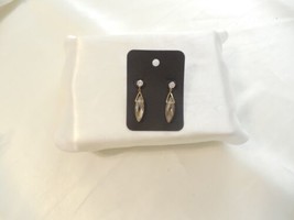 Thalia Sodi 1-3/4&quot; Gold Tone Crystal Dangle Drop Earrings M816 - £6.61 GBP