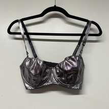Victorias Secret Dream Angels Push Up Without Padding Metallic Silver NEW 32D - £29.58 GBP
