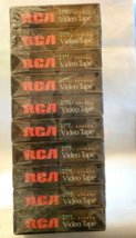 RCA Premium Daily Use T-120 Hi Fi Stereo Video Tapes New in Sealed Pack of Ten - £30.62 GBP