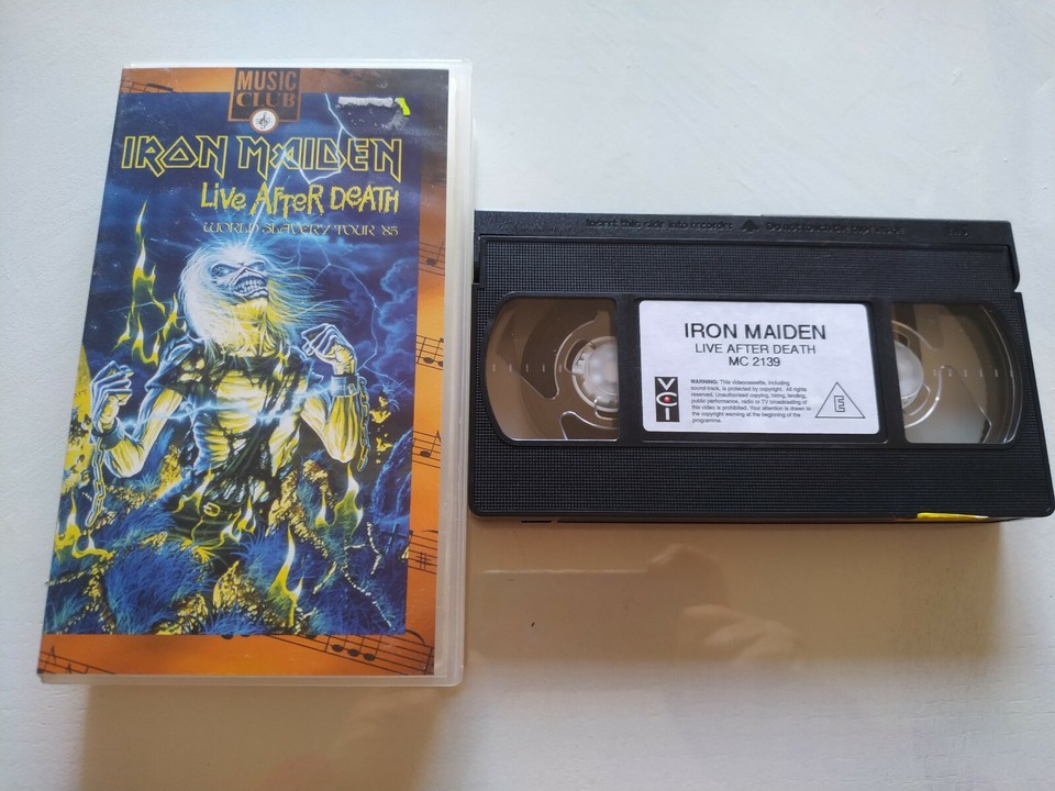 1994 IRON MAIDEN LIVE AFTER DEATH EMI 90min - VHS Tape Tape T3-
show original... Item image 2