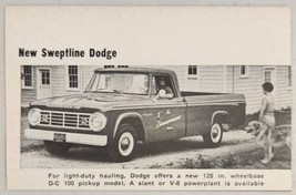 1965 Magazine Photo Dodge Sweptline D-C 100 Model Pickup Trucks Slant 6 ... - £7.43 GBP