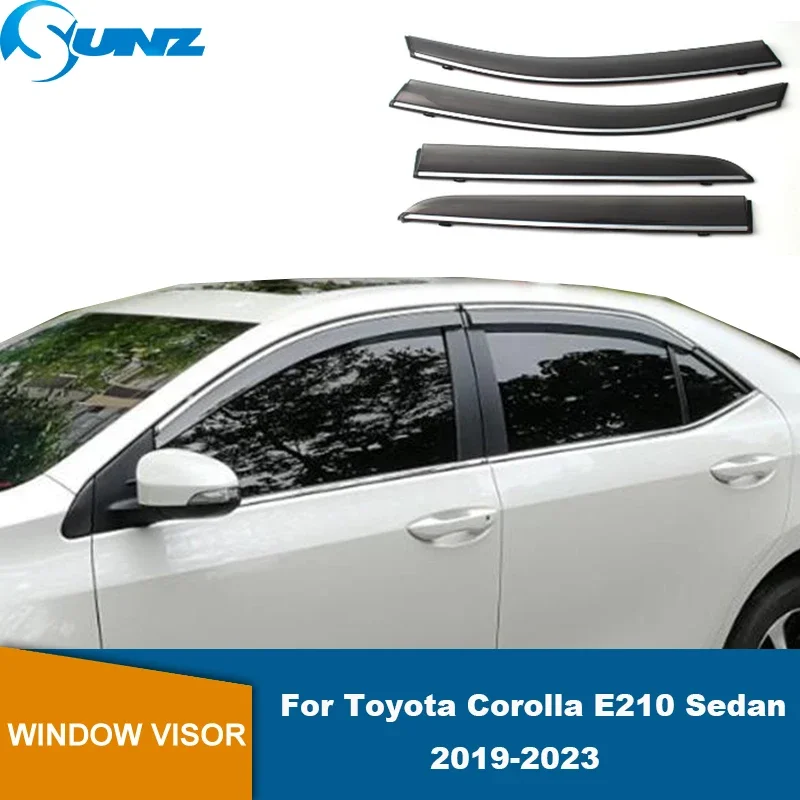 Car Side Window Visor Sun Rain Deflector Weather Shield Window Guards For Toyota - £102.04 GBP