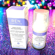REN Keep Young &amp; Beautiful Instant Brightening Beauty Shot Eye Lift 0.5 ... - £27.12 GBP