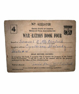 Vintage WW11 War Ration Books- 4 Crrynthiana ￼ Kentucky ￼ - $279.97 MXN