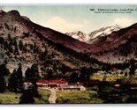 Elkhorn Lodge Estes Park Colorado CO UNP DB Postcard S11 - $4.42
