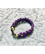 Paracord Rope Handmade 9 Inch Bracelet Purple - $13.65 CAD